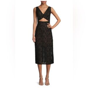 Zac Posen- Organza Floral Lace Midi Dress -NWT Size 6 and Size 8